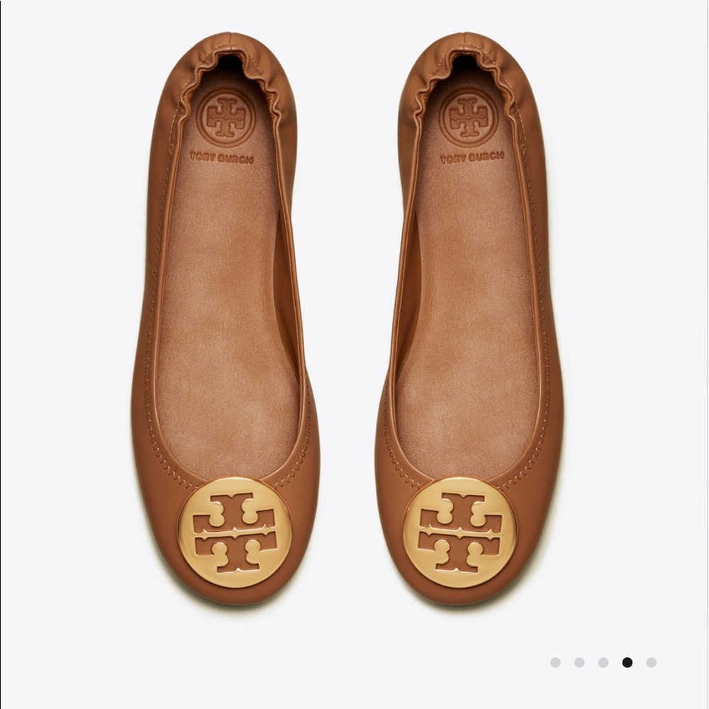 Tory Burch Minnie Travel Ballet Flats Shoes